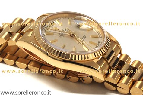 cerco rolex day date oro usato prezzo|valore rolex vintage.